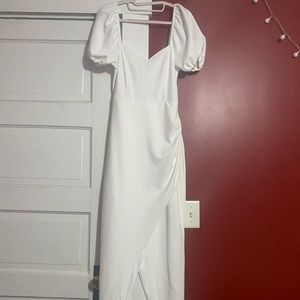 Lulus no greater love white dress
